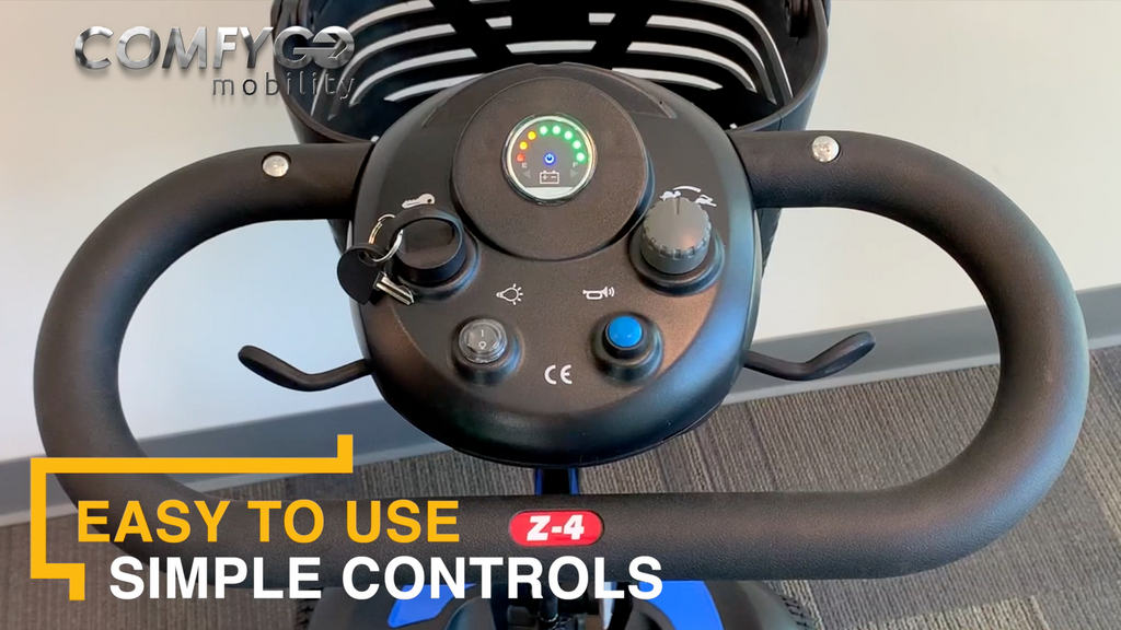 Z-4 Ultra-Light Electric Mobility Scooter with Quick-Detach