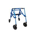 Klip Lightweight Posterior Walker W/ 8 Inch Wheels And Seat For Kids Teens KP538