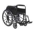 Silver Sport 1 Wheelchair with Full Arms and Swing away Removable Footrest