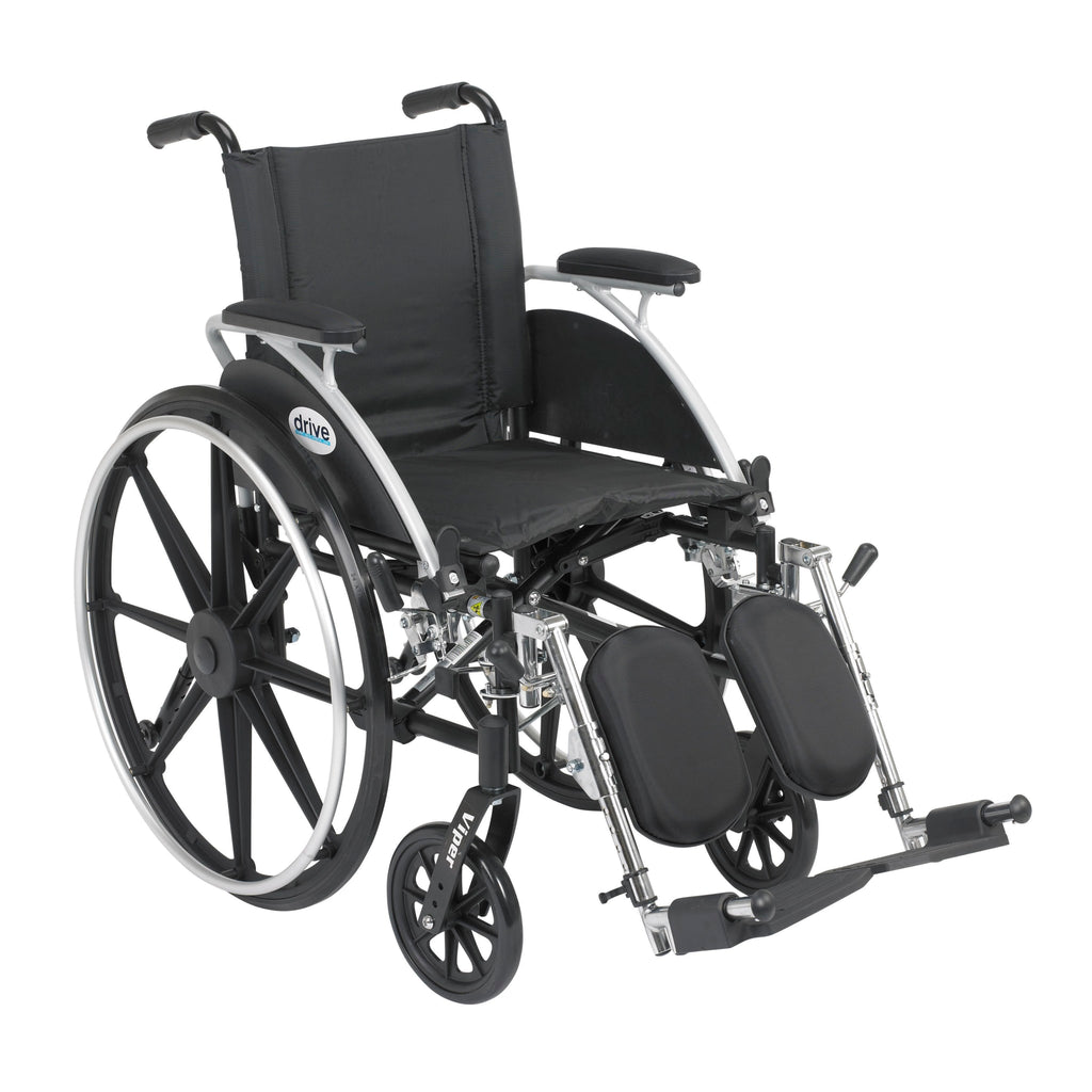 Junior Elevating Foot Rest,Tool Free, for Viper Wheelchair JLELR-TF