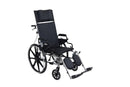 Viper Plus GT Full Reclining Wheelchair, Detachable Desk Arms, 16" Seat