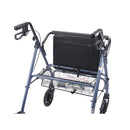 Heavy Duty Bariatric Rollator Rolling Walker with Large Padded Seat, Blue