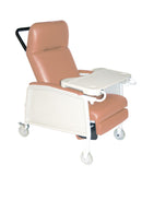 3 Position Heavy Duty Bariatric Geri Chair Recliner, Rosewood