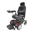 Titan Transportable Front Wheel Power Wheelchair, Full Back Captain&apos;s Seat, 22" x 20"