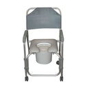 Lightweight Portable Shower Commode Chair with Casters