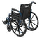 Blue Streak Wheelchair with Flip Back Desk Arms, Swing Away Footrests, 18" Seat