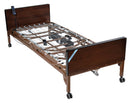 Delta Ultra Light Semi Electric Hospital Bed with Full Rails and Therapeutic Support Mattress