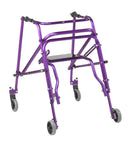 Nimbo 2G Lightweight Posterior Walker with Seat, Large, Wizard Purple