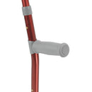 Pediatric Forearm Crutches, Large, Castle Red, Pair