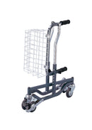 Anterior Rehab Safety Roller, Fixed Width, Adult, Silver Vein