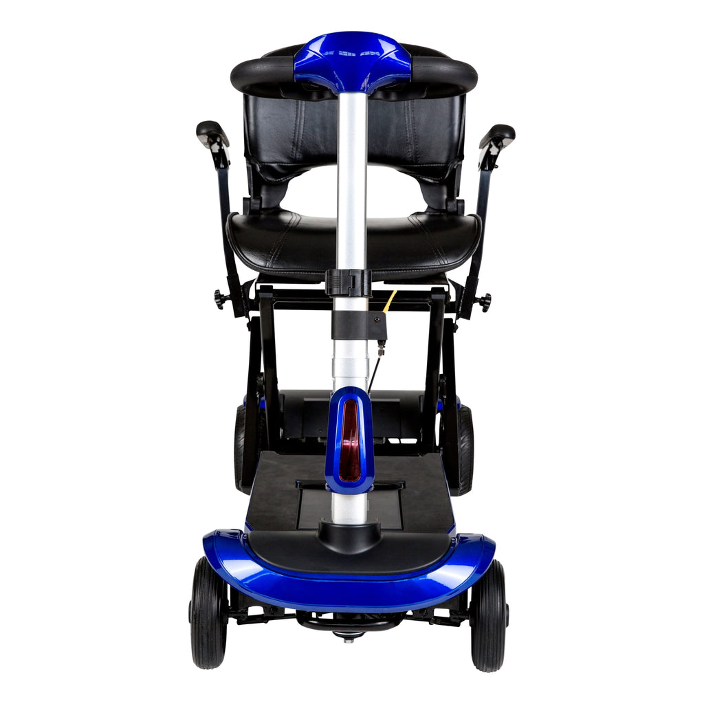 ZooMe Auto-Flex Folding Travel Scooter, Blue | Everything Medical