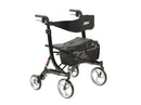 Nitro Euro Style Rollator Rolling Walker, Heavy Duty, Black