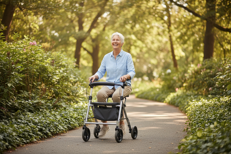The Benefits of Rolling Walkers with Seats for Long-Distance Use ...