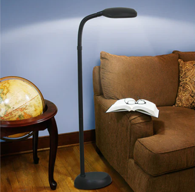 Balanced Spectrum Floor Lamp Parts Brightech Litespan Slim LED Floor