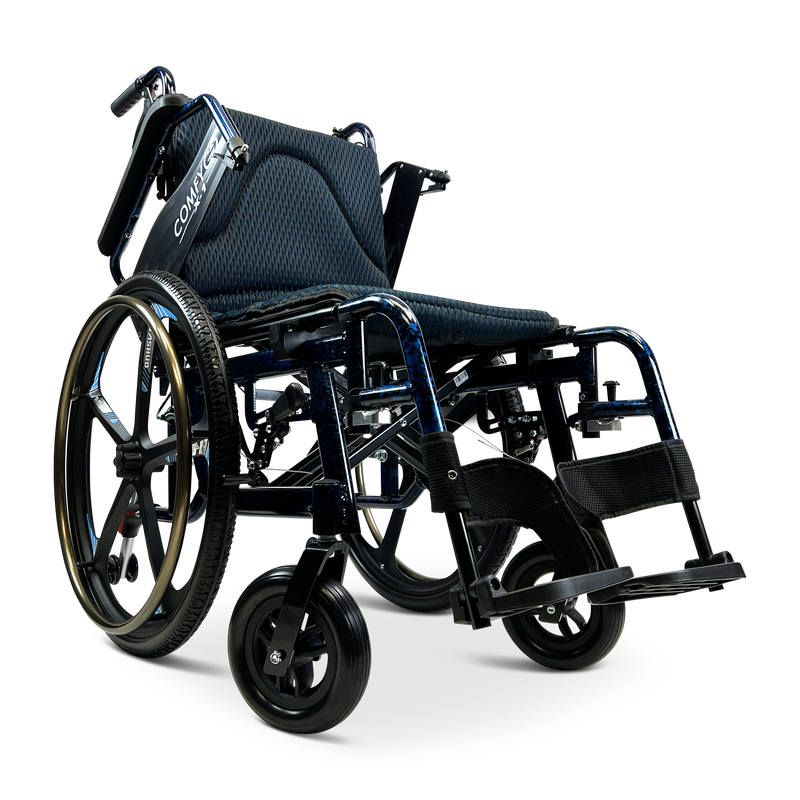 X-1 ComfyGO Lightweight Manual Wheelchair with Quick-Detach Wheels