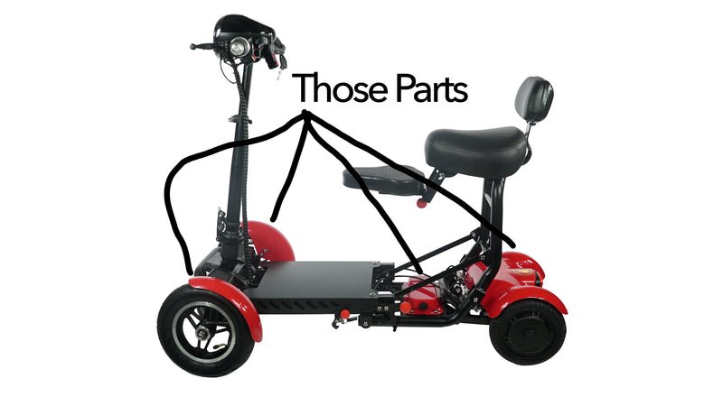 MS-3000 MAX Foldable Mobility Scooters