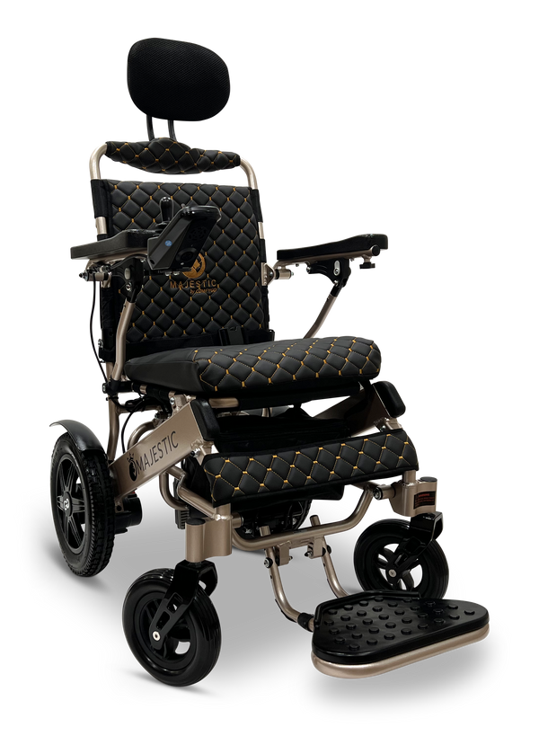 MAJESTIC IQ-9000 Auto Recline Remote Controlled Electric Wheelchair - Bronze