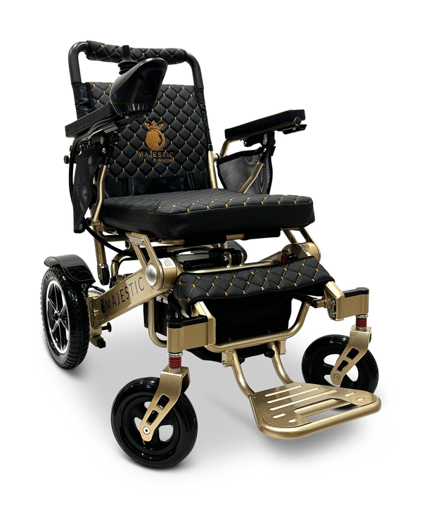 MAJESTIC IQ-7000 Auto Folding Remote Controlled Electric Wheelchair - Bronze