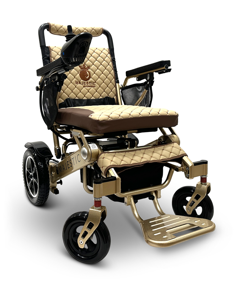 MAJESTIC IQ-7000 Auto Folding Remote Controlled Electric Wheelchair - Bronze
