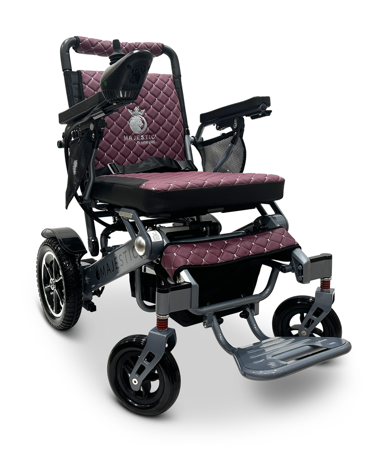 MAJESTIC IQ-7000 mx Auto Folding Remote Controlled Electric Wheelchair - Silver