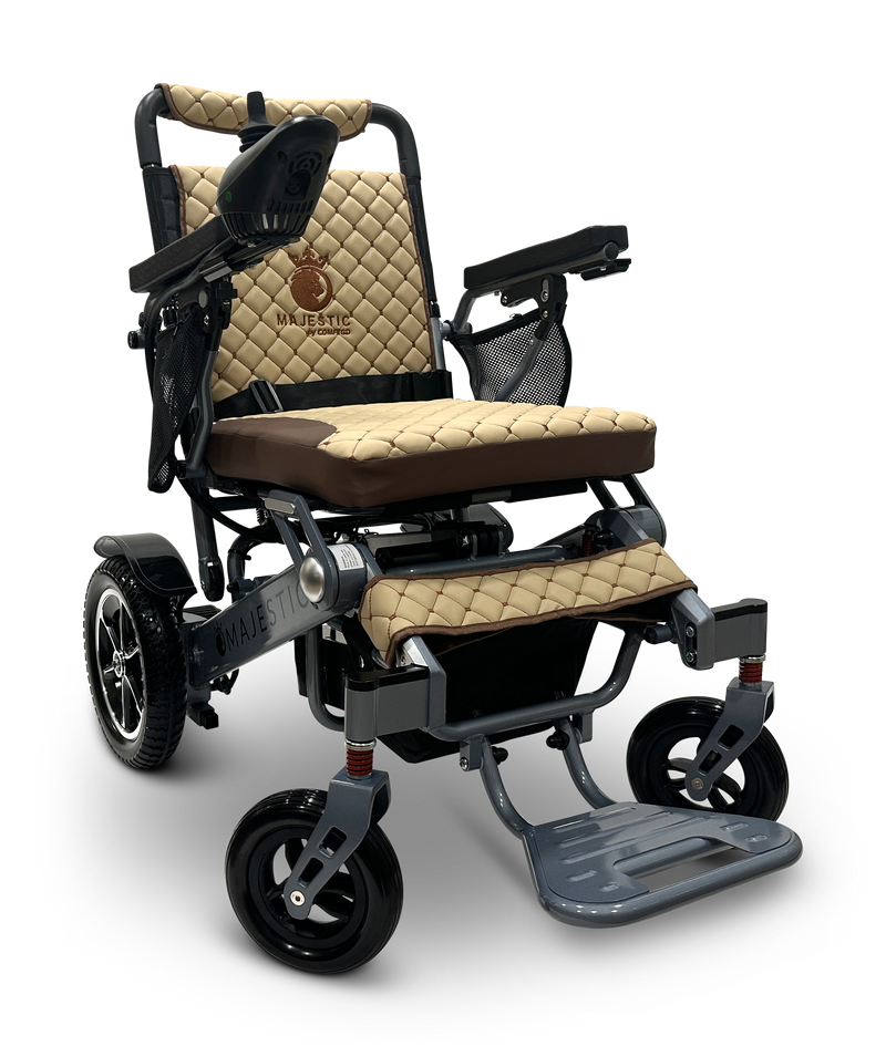 MAJESTIC IQ-7000 mx Auto Folding Remote Controlled Electric Wheelchair - Silver