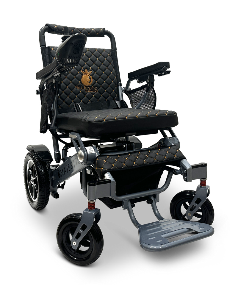 MAJESTIC IQ-7000 mx Auto Folding Remote Controlled Electric Wheelchair - Silver