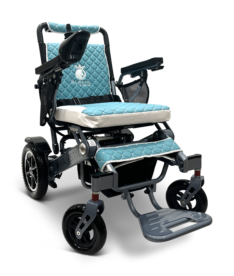 MAJESTIC IQ-7000 mx Auto Folding Remote Controlled Electric Wheelchair - Silver