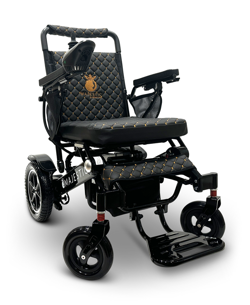 MAJESTIC IQ-7000 Auto Folding Remote Controlled Electric Wheelchair - Black