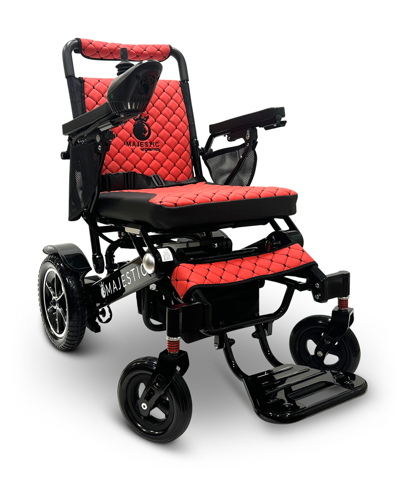 MAJESTIC IQ-7000 Auto Folding Remote Controlled Electric Wheelchair - Black
