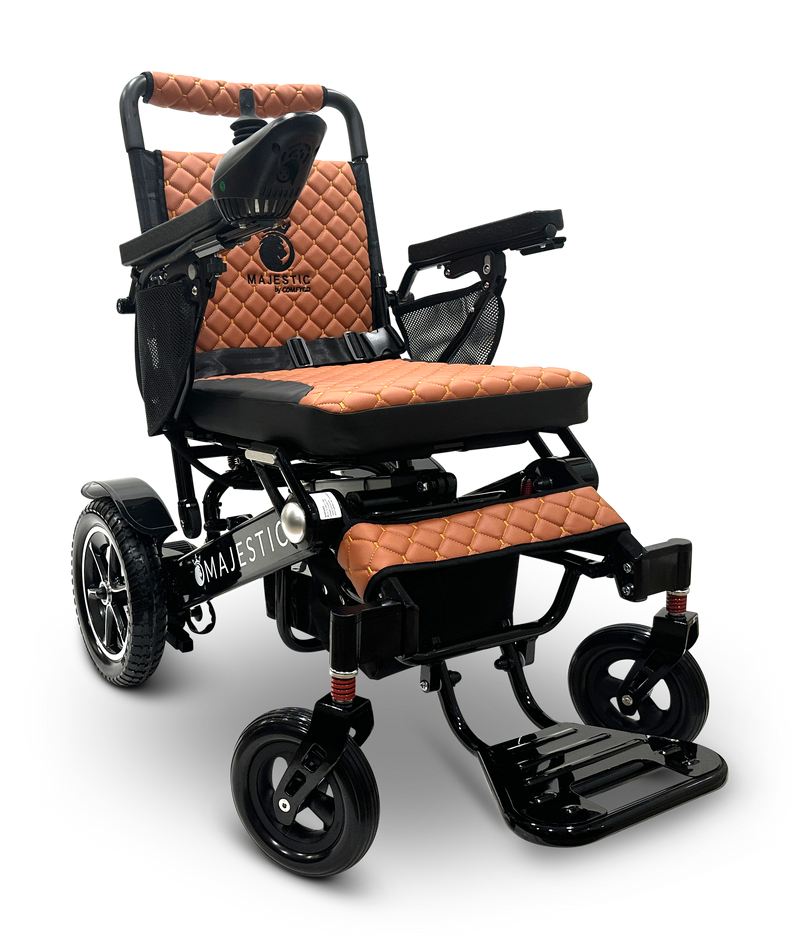 MAJESTIC IQ-7000 Auto Folding Remote Controlled Electric Wheelchair - Black