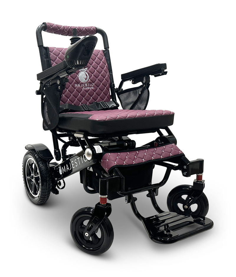 MAJESTIC IQ-7000 Auto Folding Remote Controlled Electric Wheelchair - Black