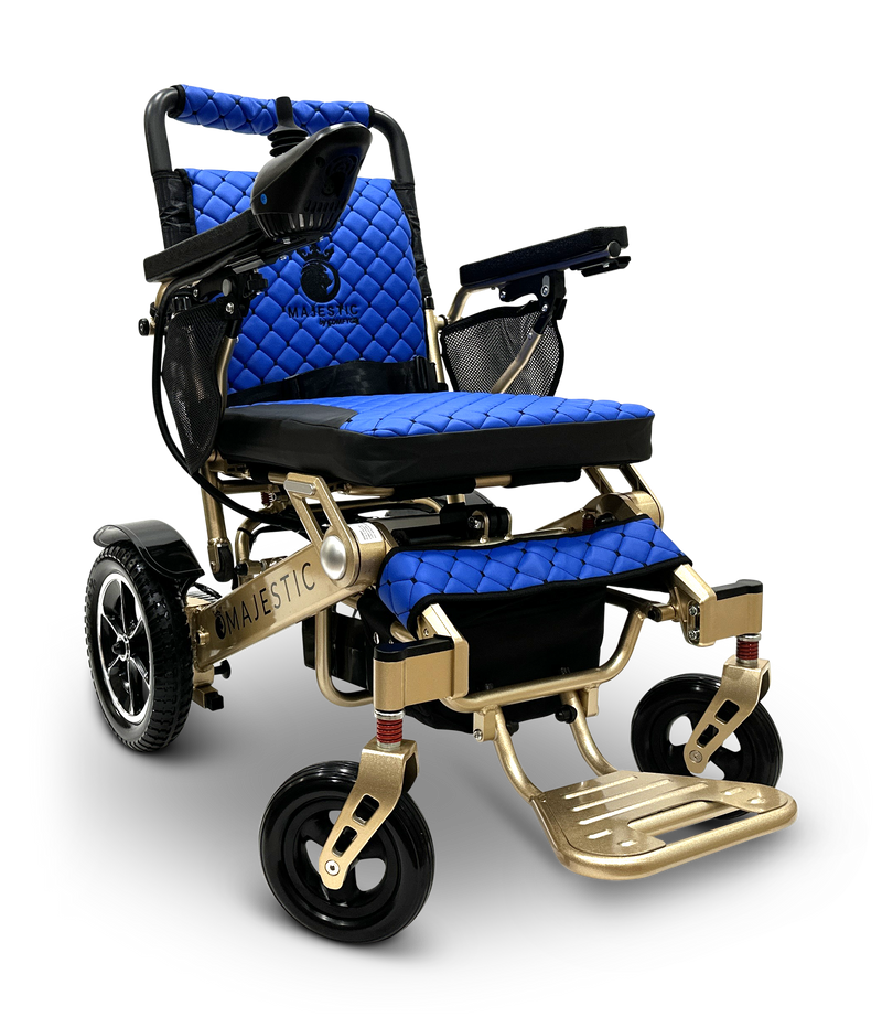 MAJESTIC IQ-7000 Auto Folding Remote Controlled Electric Wheelchair - Bronze