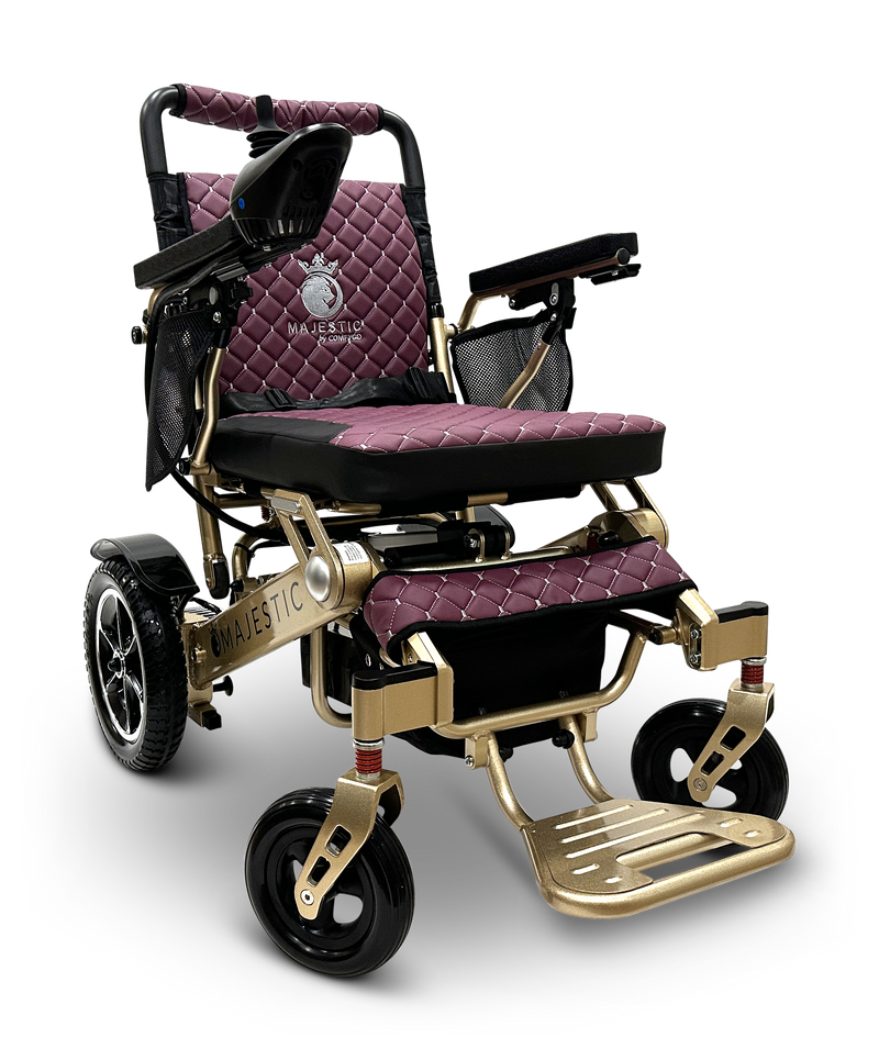 MAJESTIC IQ-7000 Auto Folding Remote Controlled Electric Wheelchair - Bronze