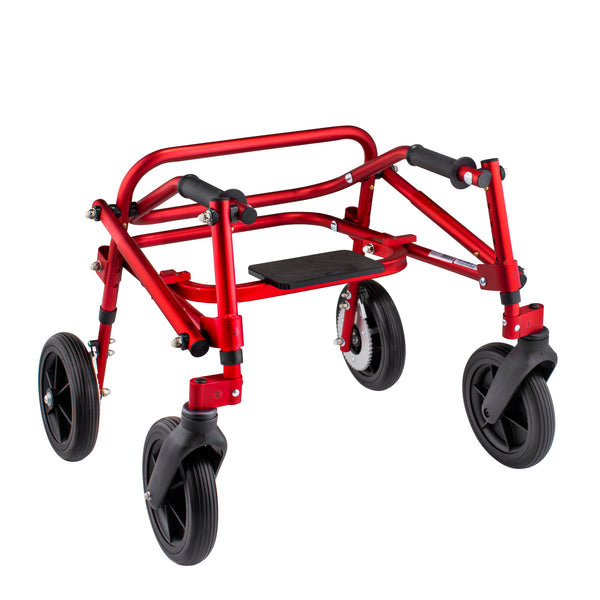 Klip Lightweight Posterior Walker W/ 8 Inch Wheels And Seat For