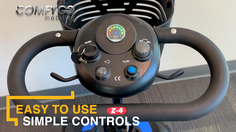 Z-4 Ultra-Light Electric Mobility Scooter with Quick-Detach Frame