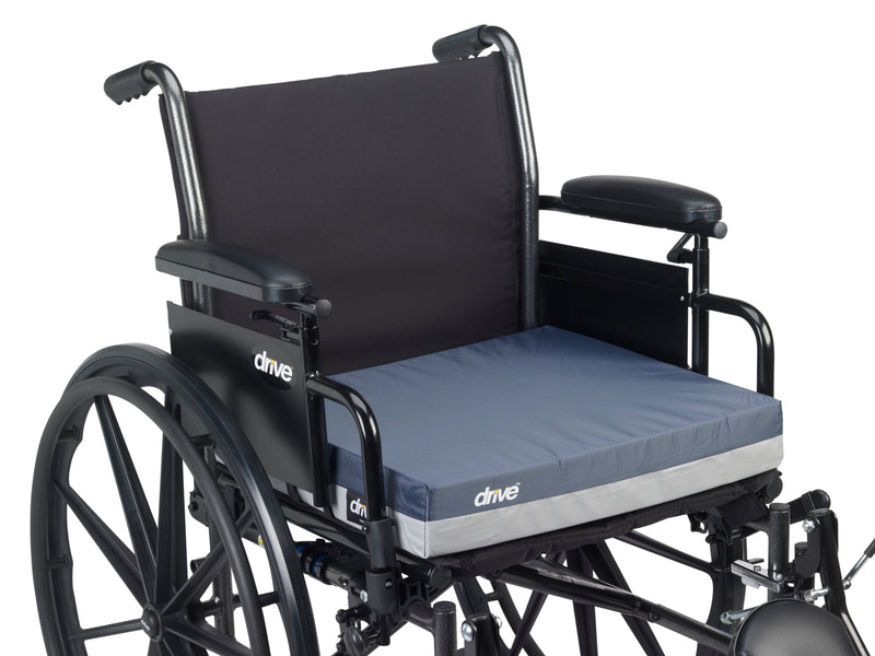 Gel "E" Skin Protection Wheelchair Seat Cushion, 16" x 16" x 3"