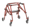 Nimbo 2G Lightweight Posterior Walker with Seat, Small, Castle Red