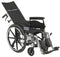 Viper Plus GT Full Reclining Wheelchair, Detachable Full Arms, 18" Seat