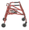 Nimbo 2G Lightweight Posterior Walker with Seat, Small, Castle Red