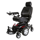 Titan AXS Mid-Wheel Power Wheelchair, 18"x18" Captain Seat