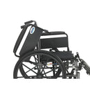 Cruiser III Light Weight Wheelchair with Flip Back Removable Arms, Full Arms, Elevating Leg Rests, 16" Seat