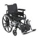 Viper Plus GT Wheelchair with Flip Back Removable Adjustable Full Arms, Elevating Leg Rests, 16" Seat