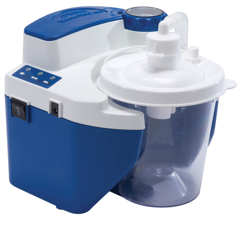 Vacu-Aide QSU Quiet Suction Unit with Internal Filter, Battery, and Carrying Case