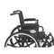 Viper Plus GT Wheelchair with Flip Back Removable Adjustable Desk Arms, Elevating Leg Rests, 16" Seat