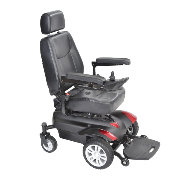 Titan X16 Front Wheel Power Wheelchair, Vented Captain&apos;s Seat, 18" x 18"