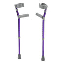 Pediatric Forearm Crutches, Large, Wizard Purple, Pair