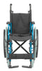 Wallaby Pediatric Folding Wheelchair, 14", Jet Fighter Blue