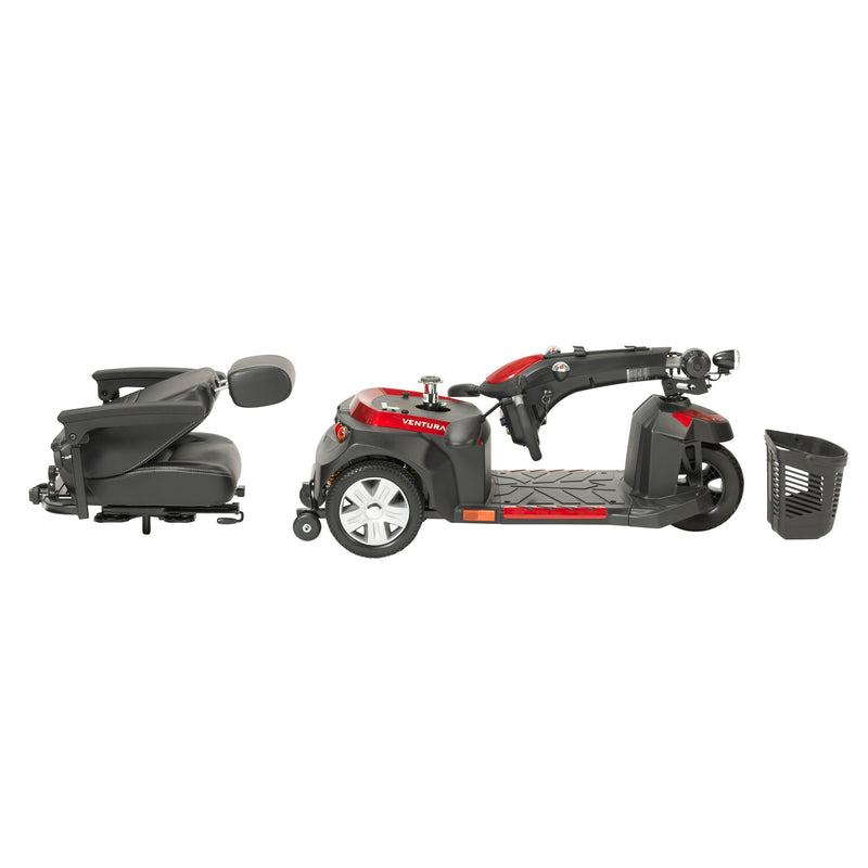 Ventura Power Mobility Scooter, 3 Wheel, 20" Captains Seat