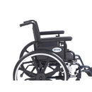 Viper Plus GT Wheelchair with Flip Back Removable Adjustable Full Arms, Swing away Footrests, 20" Seat