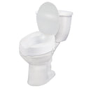 Raised Toilet Seat with Lock and Lid, Standard Seat, 4"